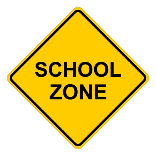 School Zone Sign